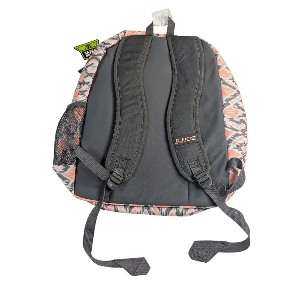 JanSport SuperMax Backpack Shady Gray IKat Maze With 15